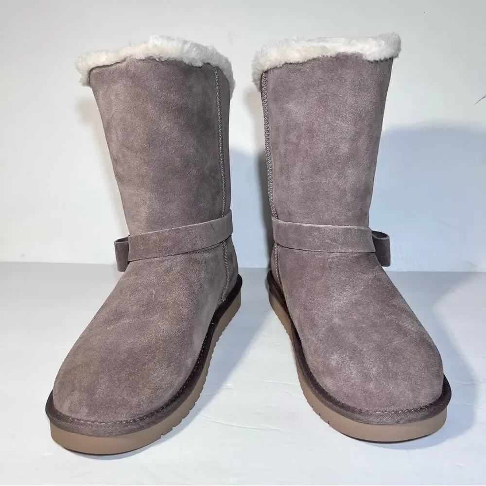 Koolaburra by UGG Arlena Suede Bow Short Boots
